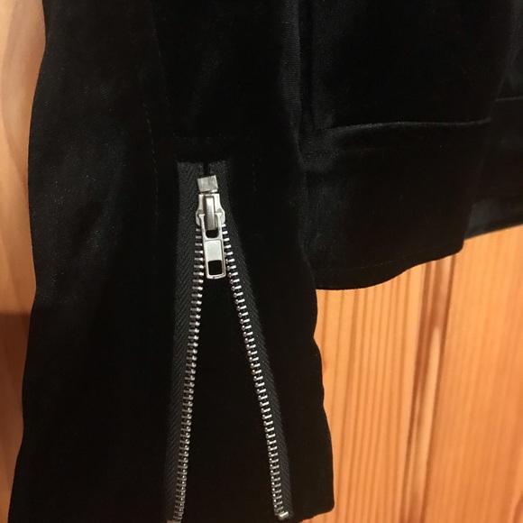 Velvet, embroidered, studded jacket - Picture 6 of 7